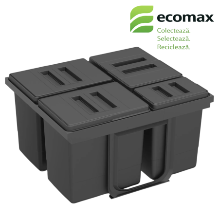CASĂ ȘI GRĂDINĂ - SEO title: Coș gunoi încorporabil Jazz 60 Ecomax, | maxdeco.ro