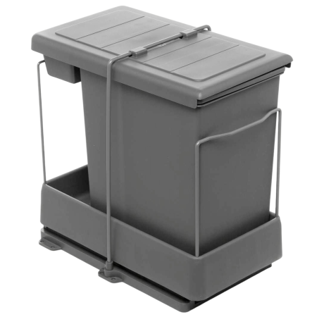 Coș gunoi încorporabil Pelikan 21511A, cu extragere automată, pentru corp de 400 mm, antracit, 1 x 20 l + 1 x 1 l [1]
