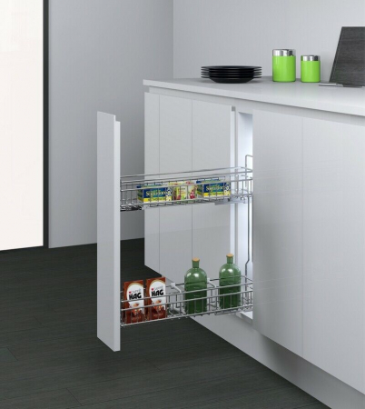 Cos Jolly Inoxa, sine pe dreapta Blum cu amortizare, pentru latime corp 150 mm, model 2110Y/15-45C [5]