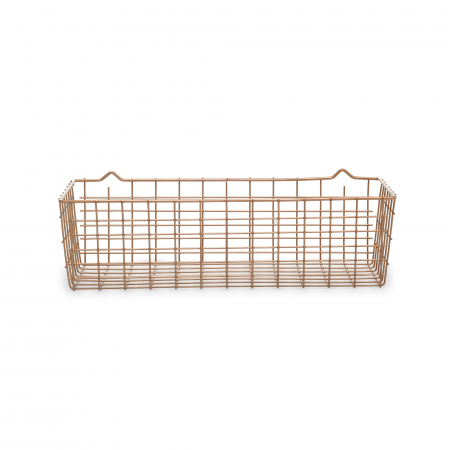 Cos multifunctional pentru organizare si depozitare Koala Copper, finisaj cupru, 33x12x9 cm [2]