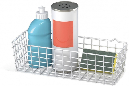 Cos multifunctional pentru organizare si depozitare Pandino, alb, 33x12x9 cm [3]
