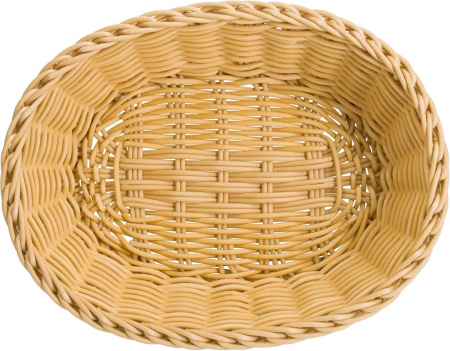 Cos oval pentru paine, bej, 27x20x7 cm [2]
