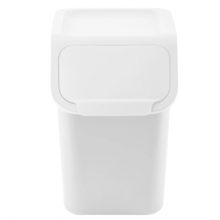 Cos reciclare gunoi Bini, pentru uz general, alb [2]
