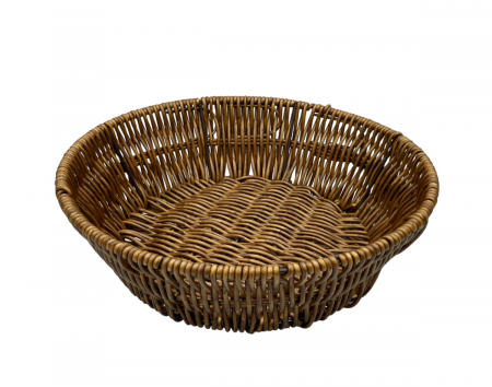 Platouri, tăvi și coșuri pâine - Cos rotund pentru paine, maro, Ø: 25 cm