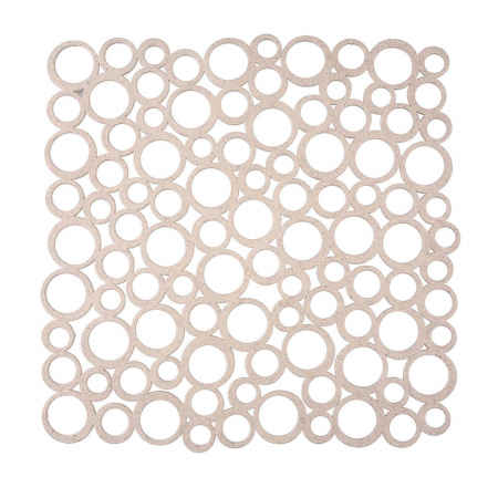 Covoras protectie chiuveta, patrat, 35% bio, bej, 29x29 cm [1]