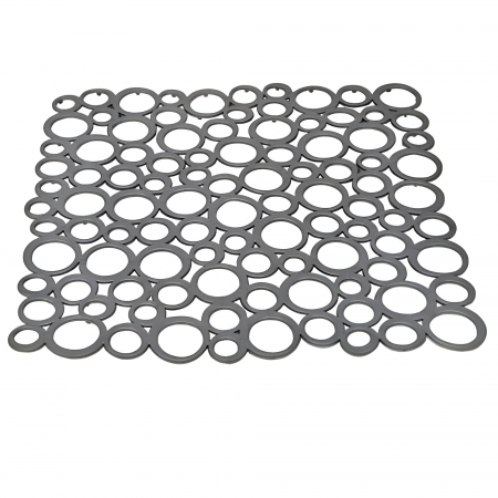 Covoras protectie chiuveta, patrat, 35% bio, gri antracit, 29x29 cm [1]