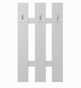 Cuier Trio Maxdeco alb [1]