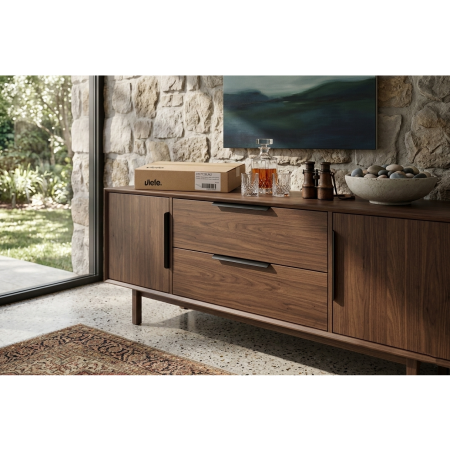 Cutie 25 bucati manere mobilier Cruve, finisaj negru mat, L:200 mm [1]