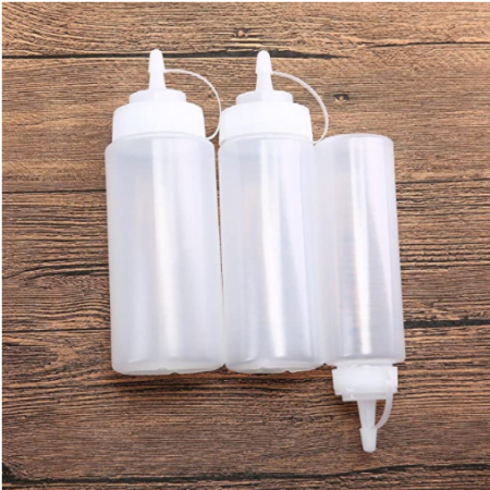 Dozatoare sos, transparente, 490 ml, set 6 bucati [5]