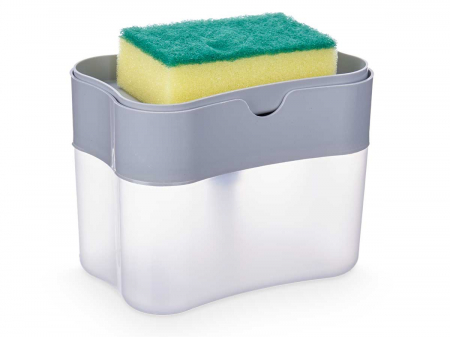 Dozatoare - Dozator detergent si burete curatare, 385 ml