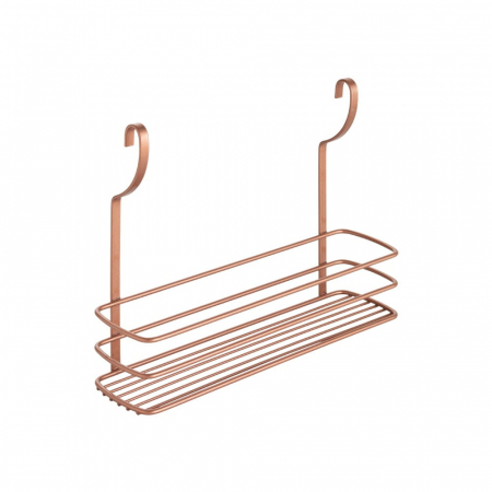 CASA SI GRADINA - Etajera cu un raft pentru recipiente City Copper, finisaj cupru, 34 x 9 x 26 cm