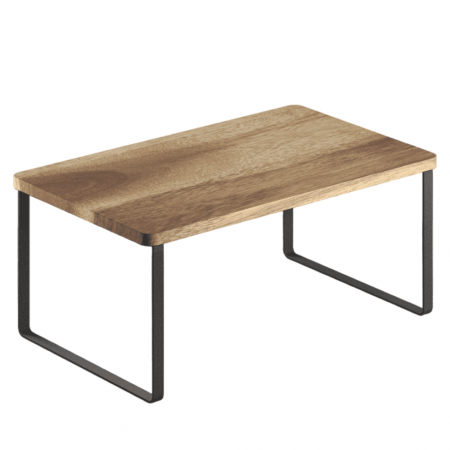 Rafturi depozitare - Etajera York din lemn de acacia, 32x19x16 cm