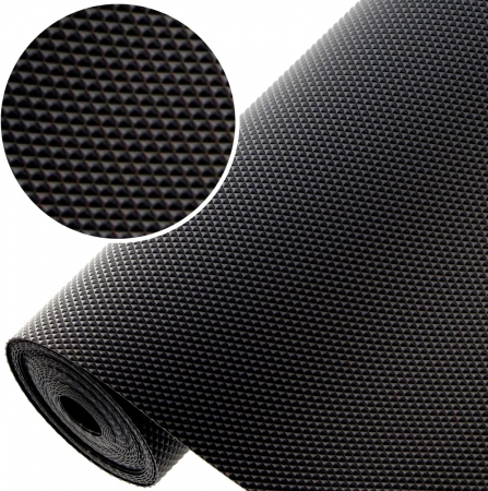 Folie protectie antialunecare pentru sertar Axispace, neagra, 48 x 500 cm [4]