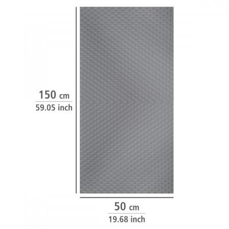 Folie protectie antialunecare pentru sertar, Gri Heavy, 150 x 50 cm [2]
