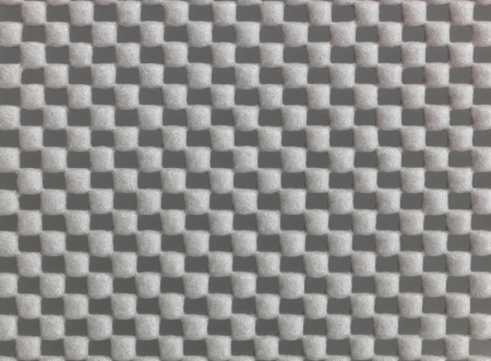 Folie protectie antialunecare pentru sertare, gri, cu efect antifonic, Square, 150 x 50 cm [1]