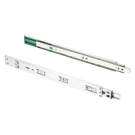 Feronerie si accesorii sertare - Glisiera cu bile Versalite Plus H45, cu decelerator, 400 mm, extragere totala, 40 kg