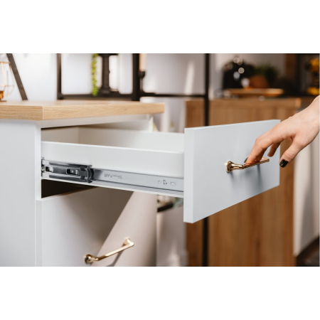 Glisiera cu bile Versalite Plus H45, cu decelerator, 400 mm, extragere totala, 40 kg [3]