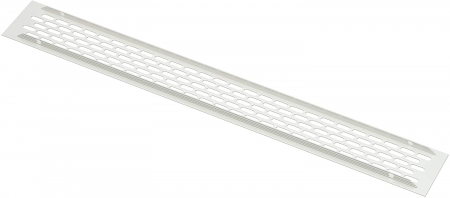 Grila ventilare din aluminiu, finisaj alb, 484x60 mm [4]