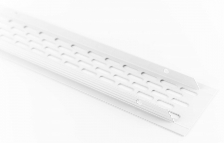 Grila ventilare din aluminiu, finisaj alb mat, 60x480 mm [1]