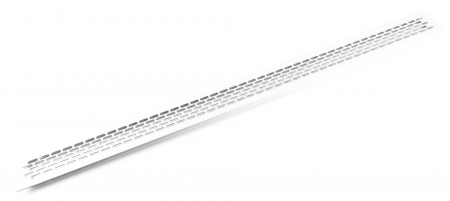 Grile si sisteme de aerisire - Grila ventilare din aluminiu, finisaj alb mat, 60x800 mm