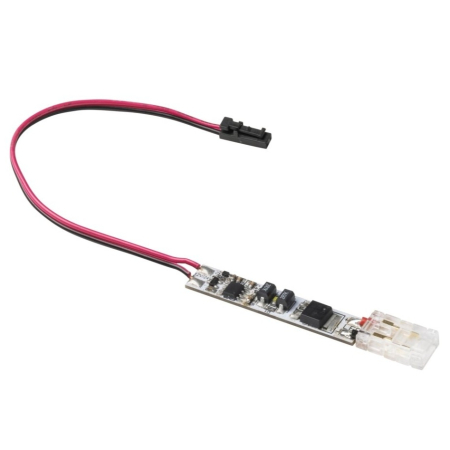 Întrerupător bandă led - Întrerupător dimabil GTV pentru bandă LED COB, cu senzor și montaj în profil LED, 36-72W, 12-24V, IP20, cablu 15 cm