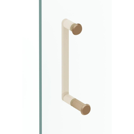 Accesorii diverse - Kit montaj pentru maner Fase pe usi de sticla / cabina dus, finisaj alama cava periata, D:23 mm