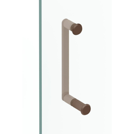 Accesorii diverse - Kit montaj pentru maner Fase pe usi de sticla / cabina dus, finisaj bronz periat, D:23 mm