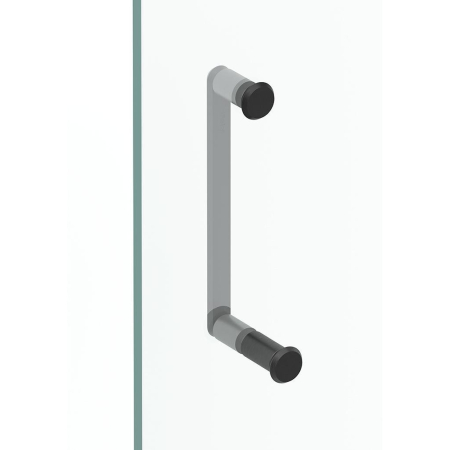 Accesorii diverse - Kit montaj pentru maner Fase pe usi de sticla / cabina dus, finisaj negru titan lustruit, D:23 mm