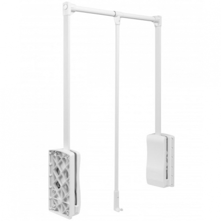 Suporturi umerase - Lift pentru haine, alb, reglabil pe latime de la 545 mm la 700 mm