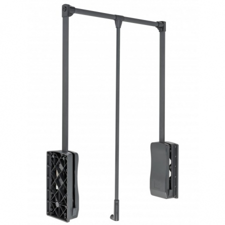 Suporturi umerase - Lift pentru haine, antracit, reglabil pe latime de la 545 mm la 700 mm