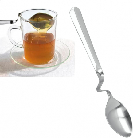 Accesorii pentru servirea mesei - Lingura pentru miere, inox, 16.5 cm