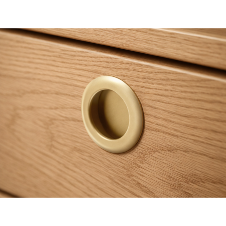 Maner ingropat pentru mobila Mar, finisaj auriu, D:40 mm [3]