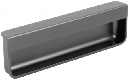 Manere si butoni - Maner ingropat pentru mobila Moule, finisaj negru titan, L:154 mm