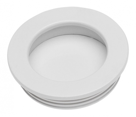 Moderne - Maner ingropat rotund B224, finisaj alb GT, D:40.5 mm