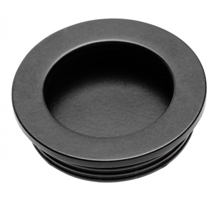 Moderne - Maner ingropat rotund B224, finisaj negru mat GT, D:40.5 mm