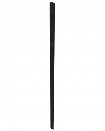 Din lemn - Maner lung pentru mobila Cano, finisaj negru mat lacuit, L:1100 mm