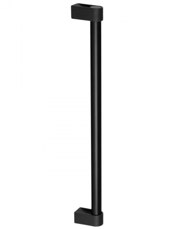 Moderne - Maner lung pentru mobila Casey Big, finisaj negru lava texturat / negru mat, L:768 mm