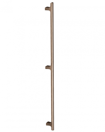 Moderne - Maner lung pentru mobila Hinoki Big, finisaj bronz periat, L:915 mm