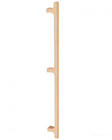 Din lemn - Maner lung pentru mobila Hinoki Wood Big, finisaj stejar, L:915 mm