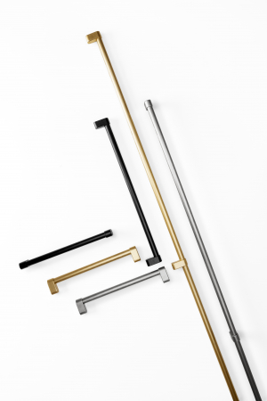 Maner lung pentru mobila Linkk, finisaj negru periat, L:1071 mm [4]