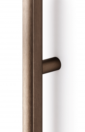 Maner lung pentru mobila Moon, finisaj bronz periat, L:1096 mm [2]