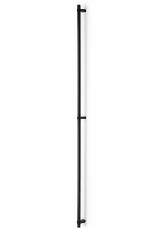 Moderne - Maner lung pentru mobila Nobb, finisaj negru periat, L:1108 mm