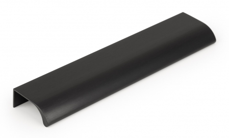 Moderne - Maner pentru mobila Ona, finisaj negru periat, L: 200 mm