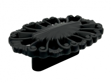 Clasice si vintage - Maner pentru mobila Alia, finisaj negru mat CB, 32 mm