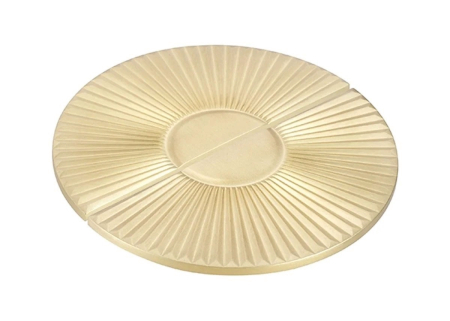 Maner pentru mobila Alper, finisaj alama mata CB, 64 mm [1]