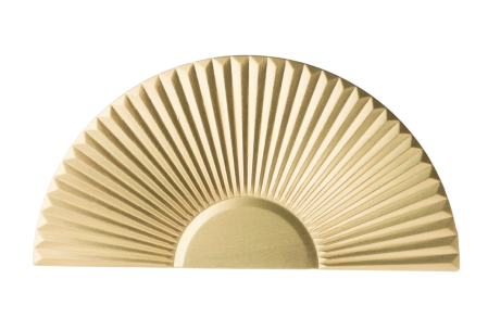 Moderne - Maner pentru mobila Alper, finisaj alama mata CB, 96 mm