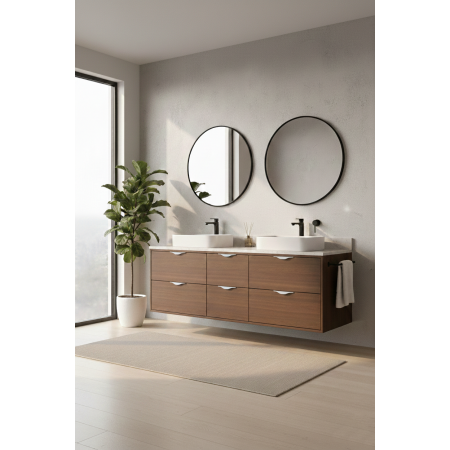 Maner pentru mobila Alvera, finisaj alb mat, L:150 mm [2]