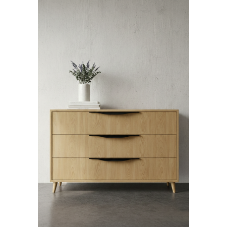 Maner pentru mobila Alvera, finisaj negru mat, L:250 mm [3]