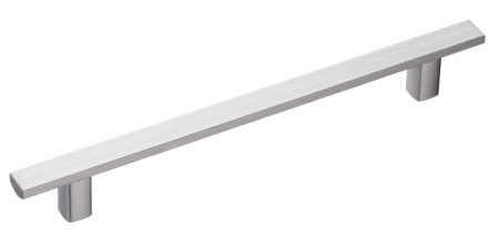 Moderne - Maner pentru mobila Ara, finisaj otel inoxidabil, L:252 mm