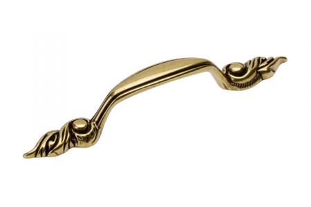 Clasice si vintage - Maner pentru mobila Arezo, finisaj alama antichizata GT, L:160 mm